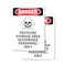 Signmission GHS Pesticide Storage Danger Sign, Vinyl Decal, 10in W x 14in L, 2PK OS-2PACK-DS-D-1014-V-2036 - alternate 1